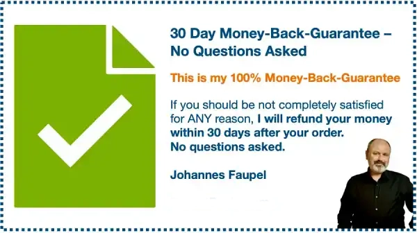 Money-Back-Guarantee No Questions Asked